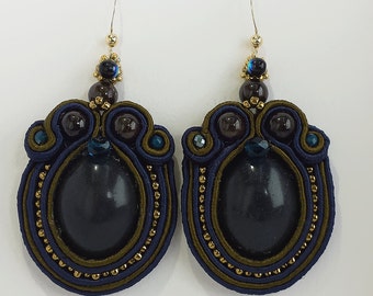 Soutache earrings. Handmade in Italy