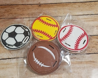 Replacement discs for sandals, sports sandal discs, sports disks - DISKS ONLY - baseball, football, softball, soccer