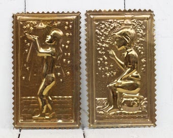 Vintage sign on the door Soviet coinage Bathroom door sign Retro toilet signs Bathroom plate Plate shower room Soviet toilet sign Vintage WC