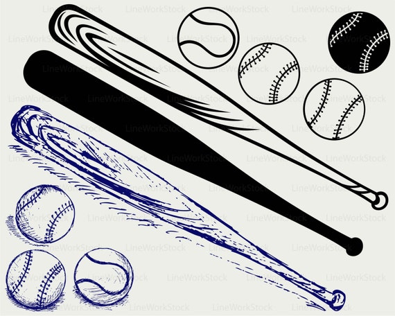 Free Free Baseball Bat Svg 657 SVG PNG EPS DXF File