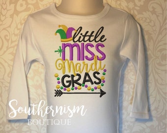 girls mardi gras shirt