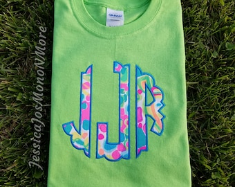 lilly pulitzer monogram shirt