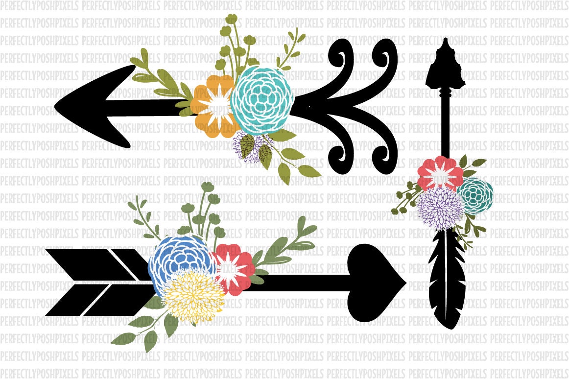 Free Free 253 Flower Arrow Svg SVG PNG EPS DXF File