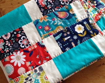Modern Baby Quilt - Homemade Quilt - Homemade Baby Quilt - Handmade Quilt - Modern Quilt - Crib Quilt - Toddler Quilt - Scandinavian Nordic
