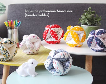 Gripping Montessori CONVERTIBLE ball (educational, educational, convertible puzzle ball, alternativeMontessori)