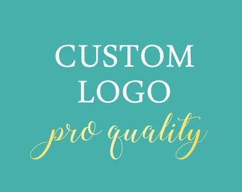 Custom Watercolor Logo- Blog Logo Design - Custom blog logo - Blog branding kit - Watercolor logo - Photography watermark logo - Luxury logo