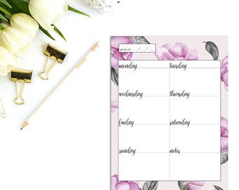 2017 daily planner, Weekly planner printable, Weekly planner inserts, Planner inserts a5, Daily planner printable, College student planner