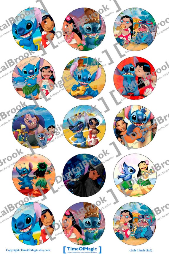 Disney Lilo and Stitch Digital Collage Sheet 1