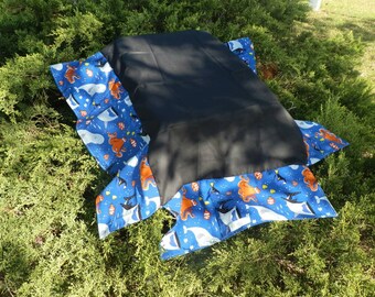 Giraffe NICU Bed Cover in Finding Dory Theme