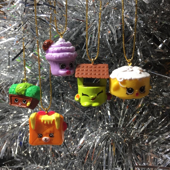 Shopkins 5 Christmas Ornaments