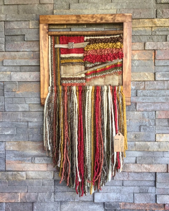Woven wall hanging