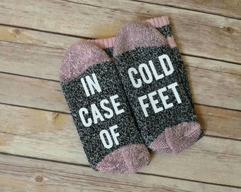 Wine Socks, Cold Feet, Wedding Socks, Engagement Socks, Bride Socks, Bridesmaid Socks, Bachelorette Party socks, Groom Socks, wedding socks