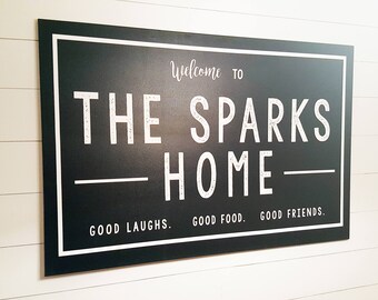 Rustic Wedding Last Name Sign Gift For Her Rustic Wedding Welcome Sign Farmhouse Wedding Sign Last Name Est Sign Fixer Upper Sign Home Decor
