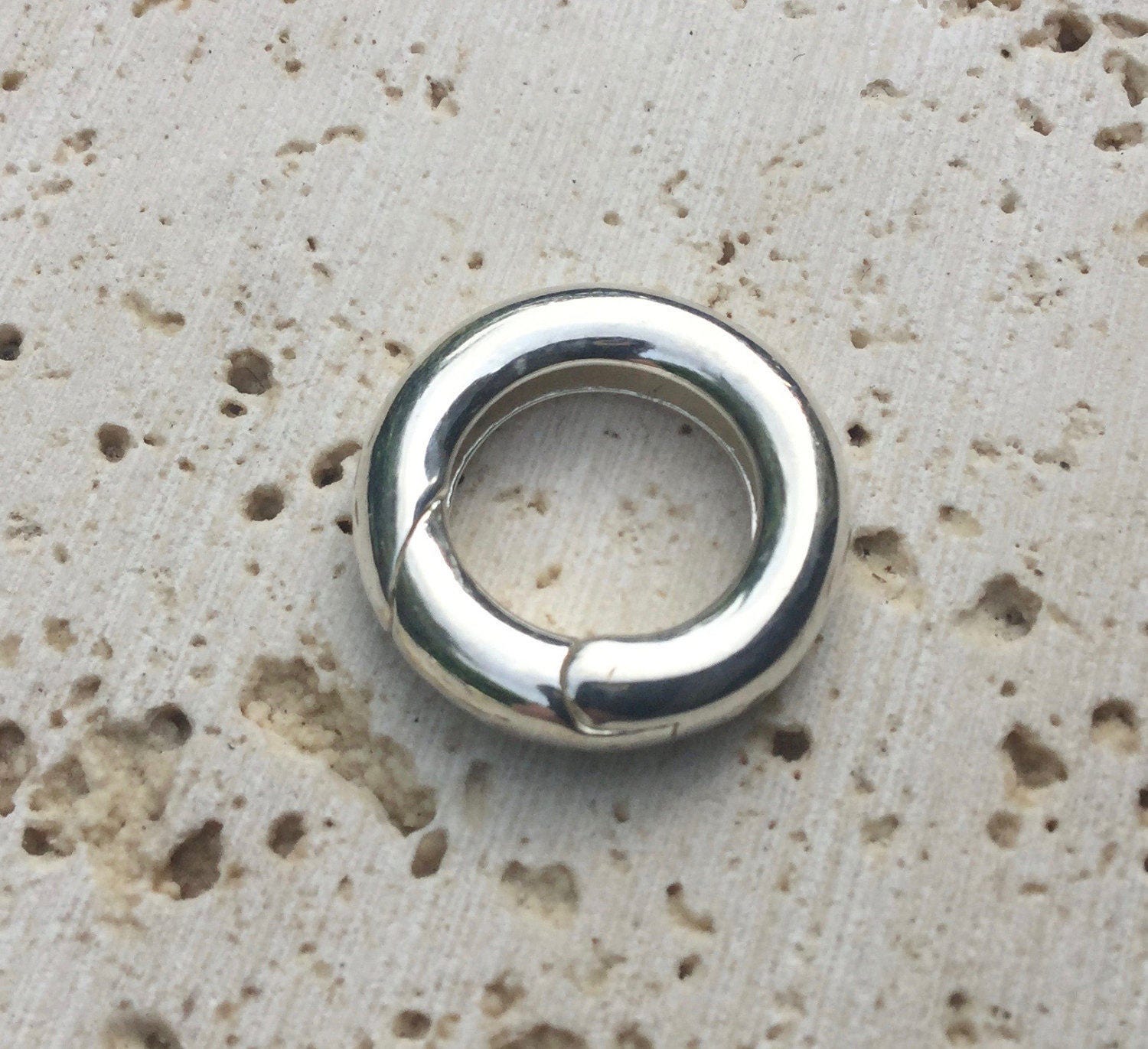 Sterling Silver Round Ring Clasp from RebelOrchid on Etsy Studio