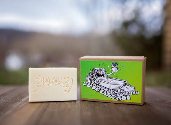 Ultra Moisturizing Unscented Aloe Vera and JoJoba oil Goat's Milk Soap - SOY FREE #12497