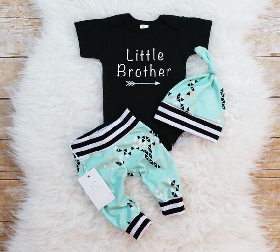 little brother baby outfit