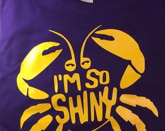 Disney Moana I'm So Shiny Tamatoa Crab Shirt