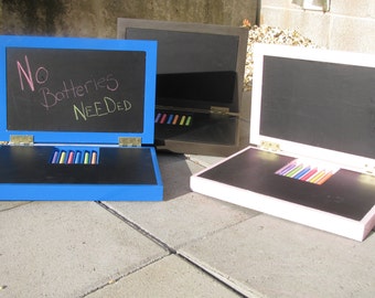 No Batteries Needed, Travel Chalkboard Laptops
