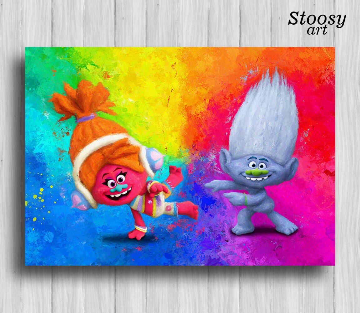 trolls decorations DJ Suki Guy Diamond trolls favors trolls