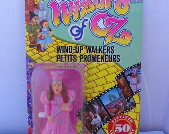 The Wizard of Oz Wind Up Walkers Glinda the Good Witch , 1988 Multi Toys Corp Wind Up Toy , 50th Anniversary Wizard of Oz Plastic Figure