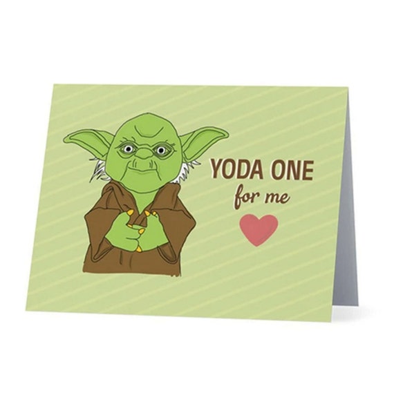 Best Of 100 Yoda One For Me Valentine Card