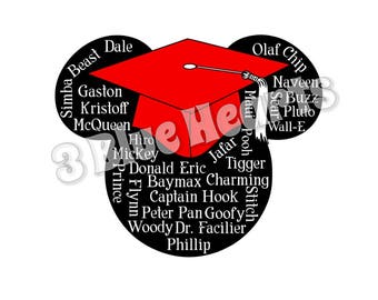 Download Graduation mickey | Etsy