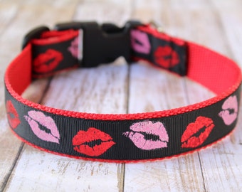 valentines day dog collars