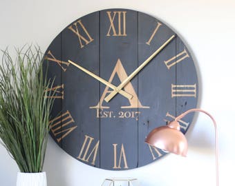 Wall Clock Art modern wall clock | etsy Wall Clock Art modern wall clock | etsy