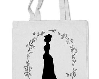 Shopper bag Jane Eyre, book Charlotte Bronte, Victorian era.
