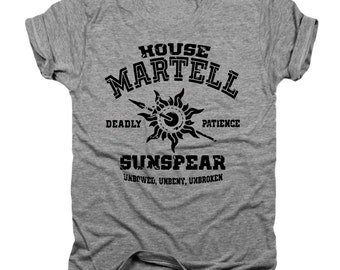 House Martell, Game of Thrones, GOT, T-shirt, Muscle, Unisex, V-Neck, Racerback, Hoodie, Baseball, Onesie, Pullover, Infant, Youth Tee T108