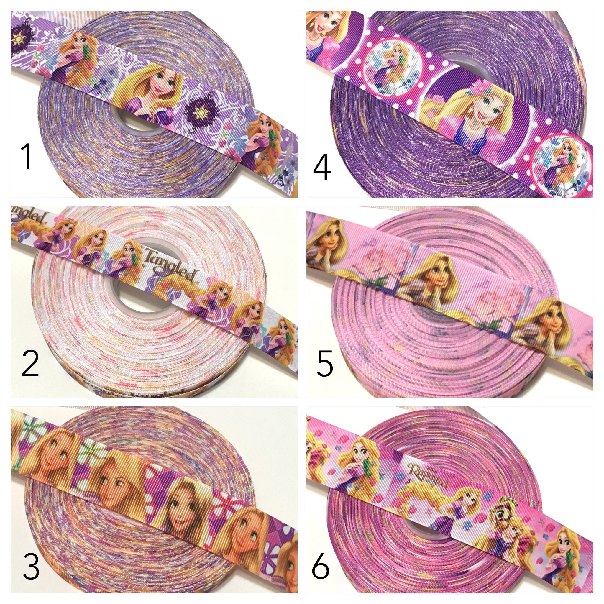 Princess Rapunzel Ribbon Tangled Ribbon Tangled Grosgrain