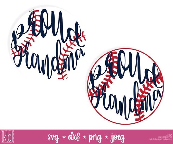 Download 2 Proud Grandma svg - Baseball Grandma - Baseball svg file ...