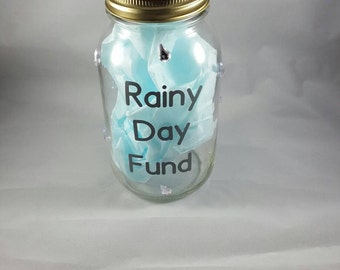 Mason jar bank | Etsy