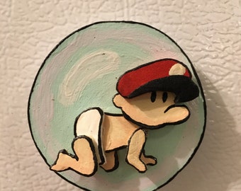 Baby Mario Bubble Magnet