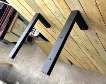 17" - 27" Very Heavy Duty Industrial Shelf Brackets, Very Heavy Duty Shelf Brackets