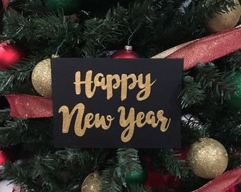 Happy new year sign | Etsy