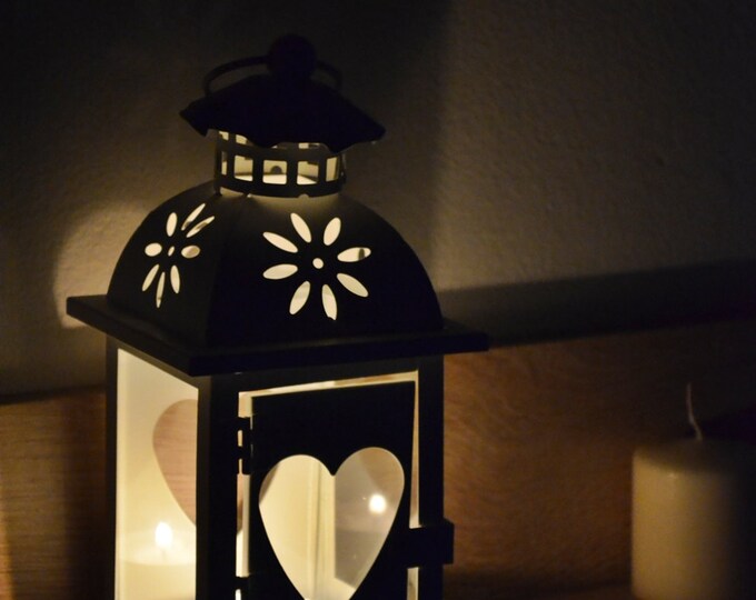 10%OFF Vintage Lantern with heart /wedding lanterns lantern / Rustic lantern / Lanterns / wedding lantern centerpiece