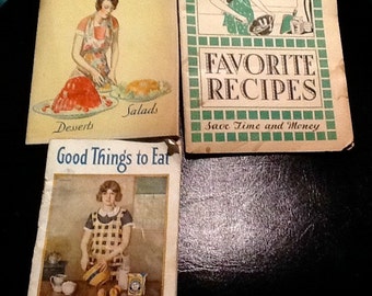NRA - National relief act - Vintage advertising cook books