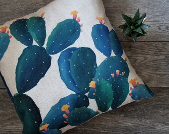 Cactus Pillow Cover, Pillow Covers, Throw Pillow, Cushion Cover, Decorative Pillow Cover, Cushion Cover, Gift