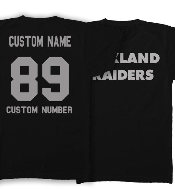 raiders custom t shirt