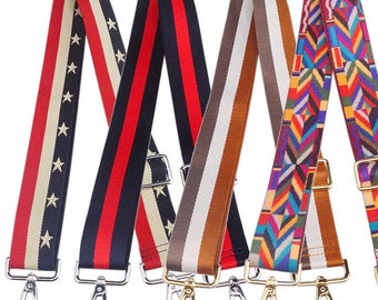 38mm Adjustable Nylon Stripe Strap Shoulder Webbing Buckles DIY Handbag Tote Bag Messengers Travel Bag Decorations Embellishment Supplies