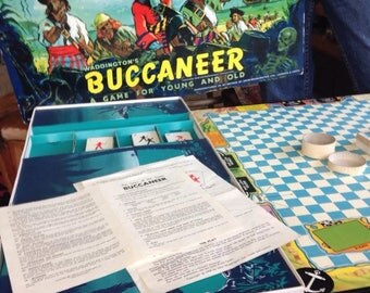 Bucaneer vintage board game 1960's pirates