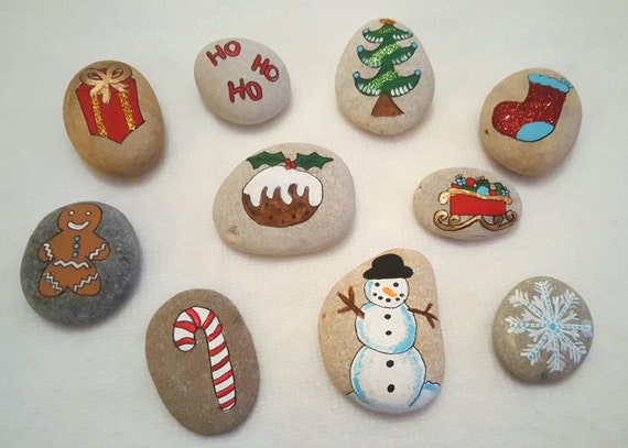 Christmas story stones