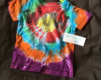 3-6 months tie dye tshirt
