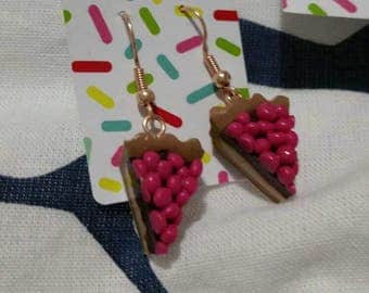 Earrings cherry tarts