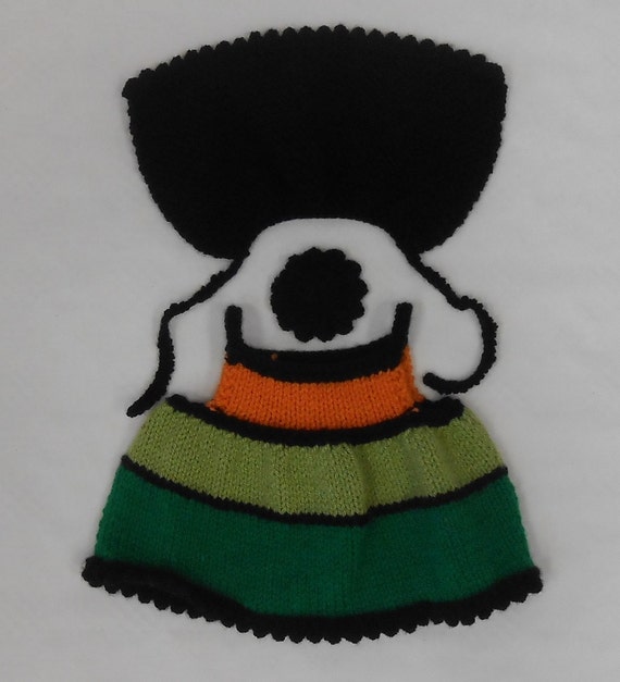 Knitting Pattern PDF for Dress Cape and Hat for Scarey Halloween Party Teddy ...