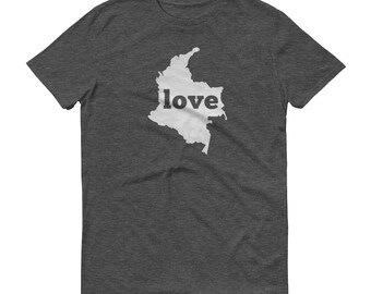 Colombia, Colombian Dress, Colombia Shirt, Colombia T Shirt, Colombia TShirt, Colombia Map, Colombian Gifts, Made in Colombia, Love Shirt