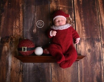 Elf on the Shelf, elf on the shelf costume, elf on the shelf props, newborn photo props, photo props, baby romper, newborn romper
