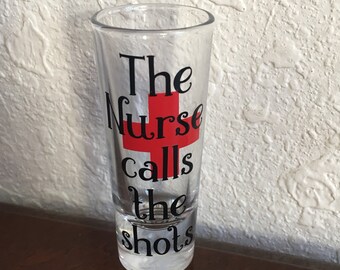 Personalized Stemless wine glass 15 oz., The Nurse Calls The Shots
