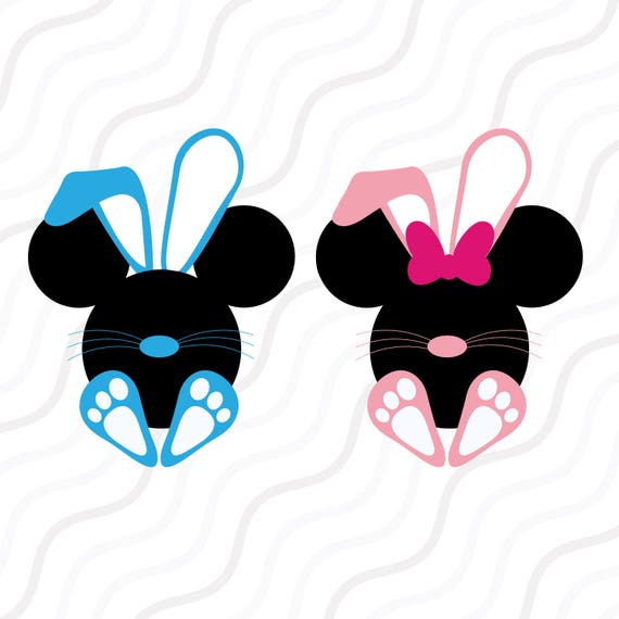 Disney Easter SVG Mickey Easter Bunny SVG Easter SVG Cut